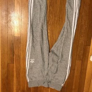 GREY ADIDAS JOGGERS